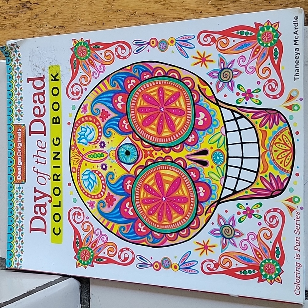 🍀Day of the Dead Coloring Book, design originals